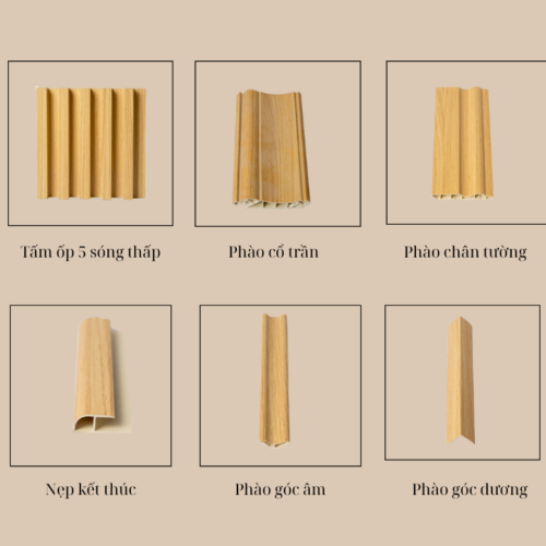 Phụ kiện tấm ốp tường